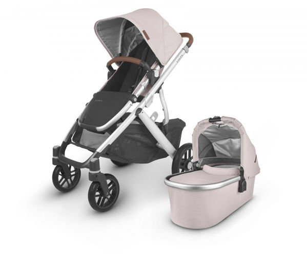 Picture of VISTA V2 Stroller - ALICE (dusty pink/silver/saddle leather)  - by Uppa Baby