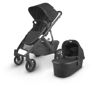 Picture of VISTA V2 Stroller - JAKE (black/carbon/black leather)  - by Uppa Baby
