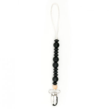 Picture of Black Pacifier Clip - by Bella Tunno