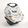 Picture of Cotton Muslin Car Seat Canopy 2 - Dino Friends by Little Unicorn