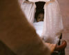 Picture of Cotton Muslin Car Seat Canopy 2 - Taupe Cross by Little Unicorn
