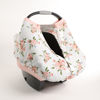 Picture of Cotton Muslin Car Seat Canopy 2 - Watercolor Roses by Little Unicorn