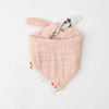 Picture of Cotton Muslin Reversible Bandana Bib - Watercolor Roses by Little Unicorn