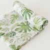 Picture of Cotton Muslin Swaddle Single - Tropical Leaf by Little Unicorn