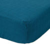Picture of Cotton Muslin Crib Sheet - Lake by Little Unicorn