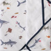 Picture of Cotton Hooded Towel & Wash Cloth - Shark