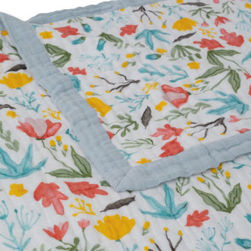 Picture of Cotton Muslin Quilt Big Kid - Meadow by Little Unicorn