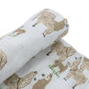 Picture of Cotton Muslin Swaddle Single - Llama Llama by Little Unicorn