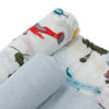 Picture of Deluxe Bamboo Muslin Swaddle 2 Pack - Air Show by Little Unicorn