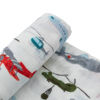 Picture of Deluxe Bamboo Muslin Swaddle Single - Air Show by Little Unicorn