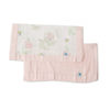 Picture of Deluxe Bamboo Muslin Security Blanket 2 Pack - Pink Peony by little Unicorn