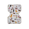 Picture of Cotton Muslin Burp Cloth - Woof by Little Unicorn