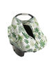 Picture of Cotton Muslin Car Seat Canopy 2 - Tropical Leaf by Little Unicorn