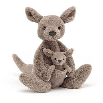 Picture of Kara Kangaroo W/ Joey - 15" x 5" - Beautifully Scrumptious by Jellycat