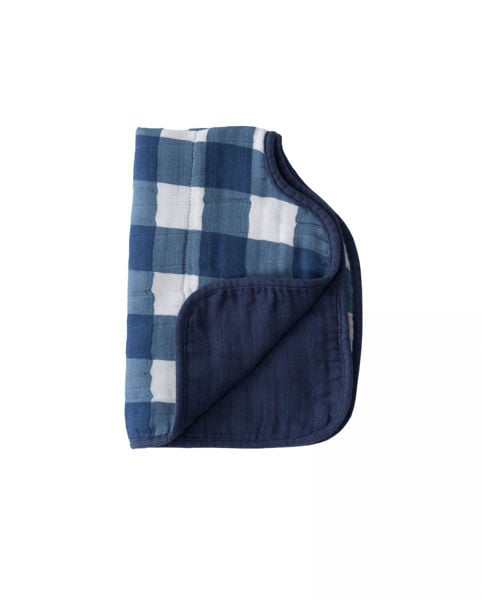 Picture of Cotton Muslin Burp Cloth - Jack Plaid by Little Unicorn
