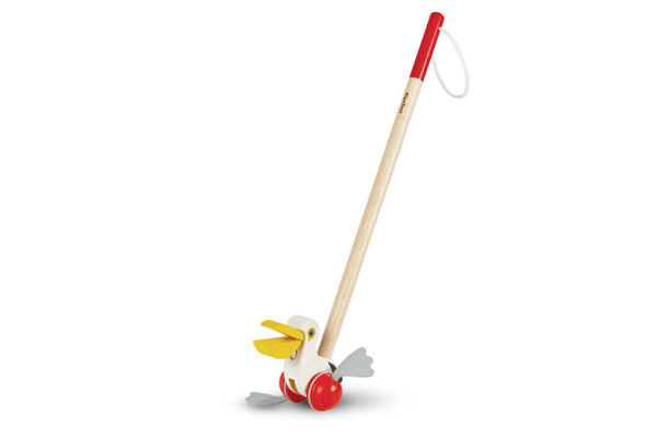 Picture of Push-Along Pelican - by Plan Toys