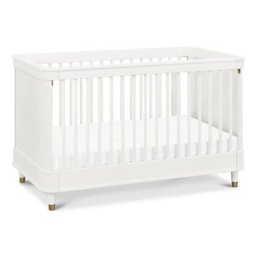 Picture of Tanner 3-In-1 Convertible Crib - Warm White | by Namesake