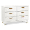 Picture of Tanner Crib & Dresser Package - warm white | by Namesake