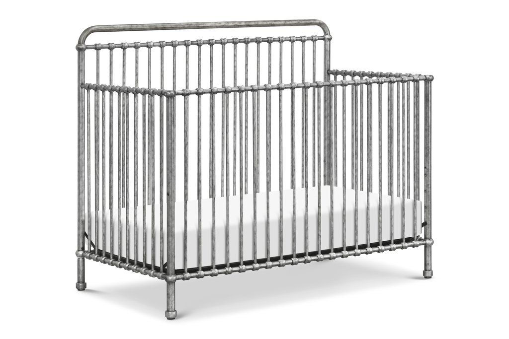 Winston 4 n 1 Convertible Crib Vintage Silver