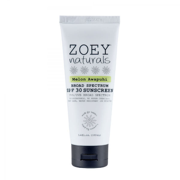 Picture of Zoey Naturals Melon Awapuhi SPF 30 Sunscreen - 3.4 oz.