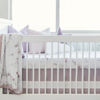 Picture of Lavender Woven Cotton Band Crib Skirt by Oilo