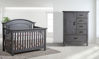 Picture of Como Arch Top Forever Crib - Distressed Granite - by Pali Furniture