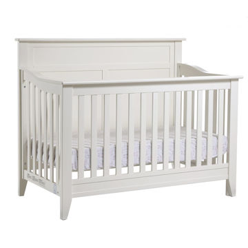 Picture of Napoli Forever Convertible Flat Top Crib - White Finish by Pali Furniture