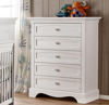 Picture of Ragusa 5 Drawer Chest -  Vintage White by Pali Furniture