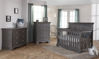 Picture of Ragusa Convertible Crib - Distressed Granite by Pali Furniture