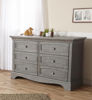 Picture of Ragusa Double Dresser - Distressed Granite by Pali Furniture