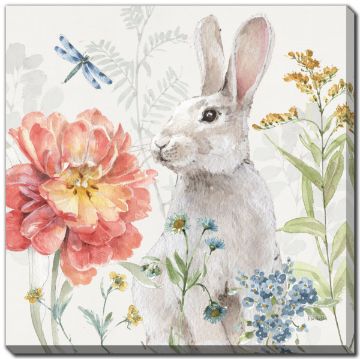 Picture of Floral Mopsy 30 X 30 | BFPK Artwork