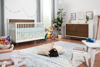 Picture of Palma 4-n-1 Crib - Warm White with Natural Walnut accents - by Babyletto