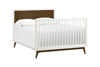 Picture of Palma 4-n-1 Crib - Warm White with Natural Walnut accents - by Babyletto