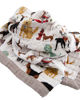 Picture of Cotton Muslin Baby Blanket - Woof by Little Unicorn