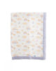 Picture of Deluxe Muslin Baby Blanket - Rainbows & Rain by Little Unicorn