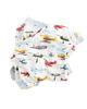 Picture of Deluxe Muslin Baby Blanket - Air Show by Little Unicorn