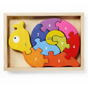 Picture of Number Snail Puzzle -  by Begin Again Toys
