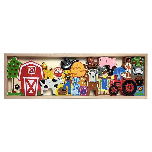 Picture of The Farm A to Z Puzzle -  by Begin Again Toys