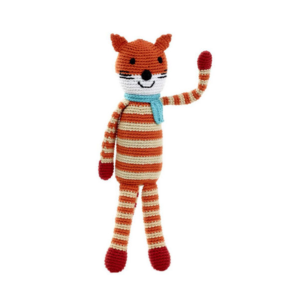 Picture of Fox Rattle - Free Trade 100% Cotton - by Pebble