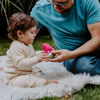 Picture of Friendly Watermelon Rattle - Free Trade 100% Cotton - by Pebble