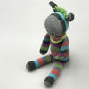 Picture of Stripey Donkey Rattle - Free Trade 100% Cotton - by Pebble