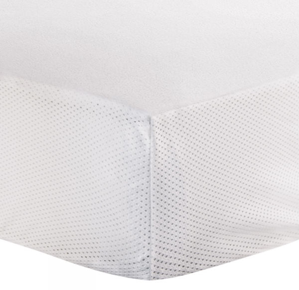 Picture of Crib Mattress Protector-White | by Kushies