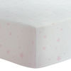 Picture of Cotton Flannel Playard Sheet - Pink Scribble Sta | by Kushies