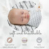 Picture of Flannel Crib Sheet - Blue Scribble Stars