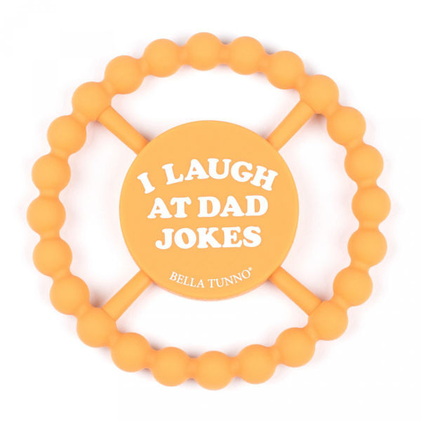 Picture of I Laugh at Dad Jokes Teether - by Bella Tunno