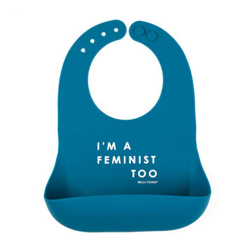 Picture of I'm a Feminist Too Wonder Bib | Bella Tunno