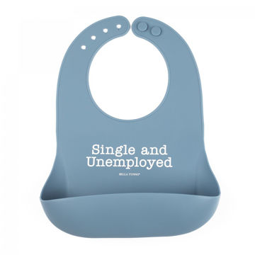 Picture of Single and Unemployed Wonder Bib - by Bella Tunno