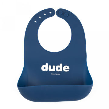 Picture of Dude Wonder Bib - by Bella Tunno