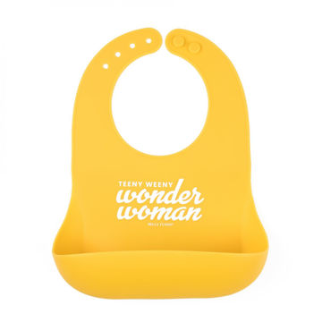 Picture of Teeny Weeny Wonder Woman Wonder Bib | Bella Tunno