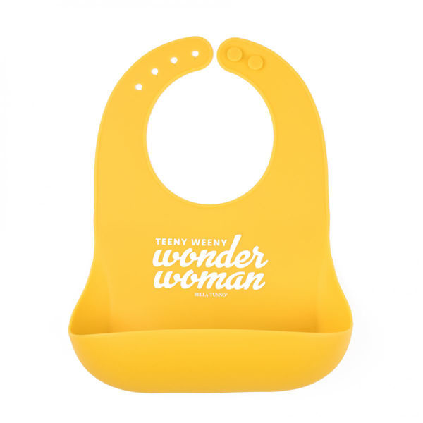 Picture of Teeny Weeny Wonder Woman Wonder Bib | Bella Tunno